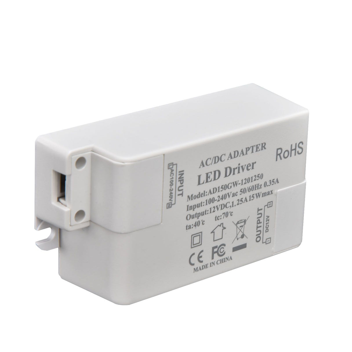 LED Driver 0.35A Small Indoor Lighting LED Lamp Power Supply Drive Transformer AC 100‑240V