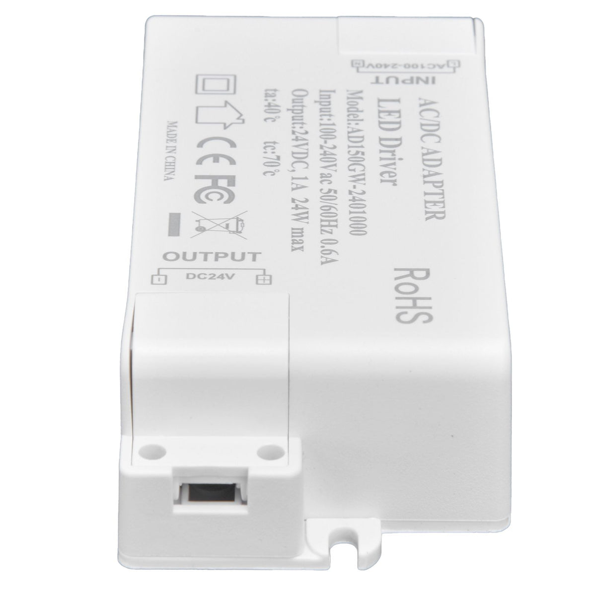 DC 24V 24W 1A LED Driver Constant Voltage Flame Retardant Efficient DIY LED Power Supply AC 100‑240V