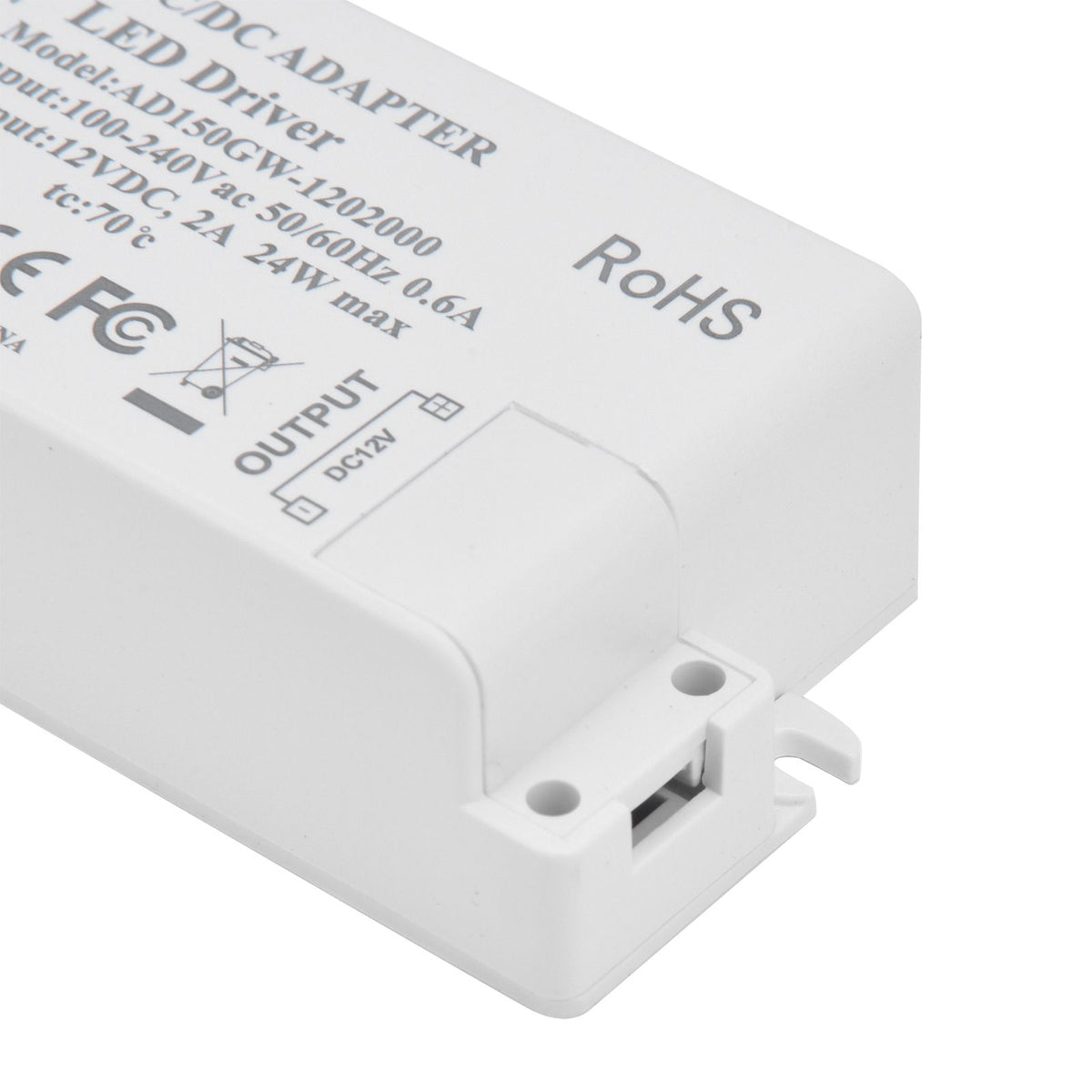 DC12V 24W 2A LED Driver Constant Voltage Multifunctional DIY LED Light Transformer AC 100‑240V