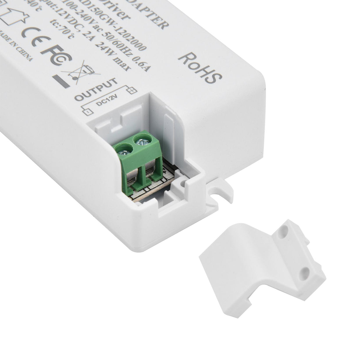 DC12V 24W 2A LED Driver Constant Voltage Multifunctional DIY LED Light Transformer AC 100‑240V