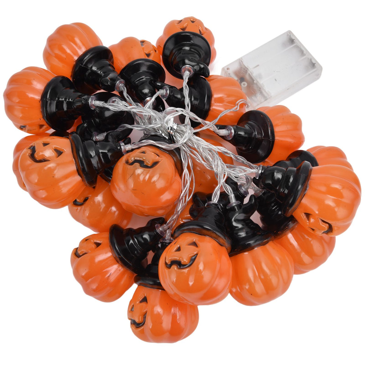20LED Pumpkin String Light 3 Meters Dual Mode Decorative Light for Festival Home Halloween