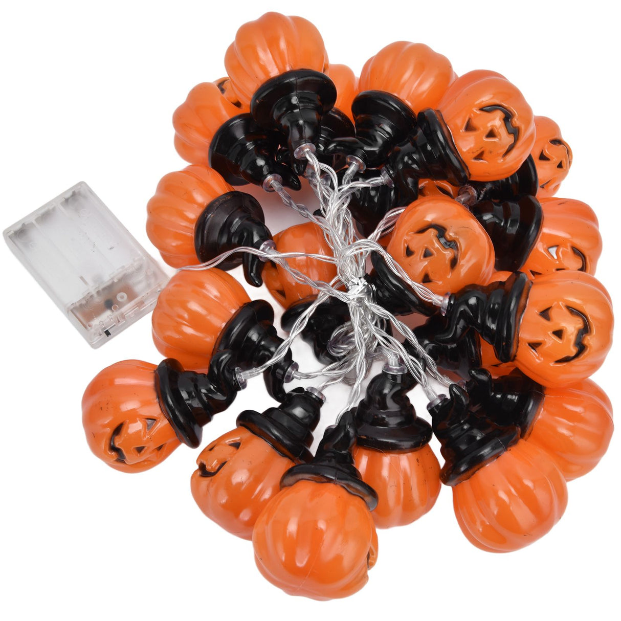 20LED Pumpkin String Light 3 Meters Dual Mode Decorative Light for Festival Home Halloween