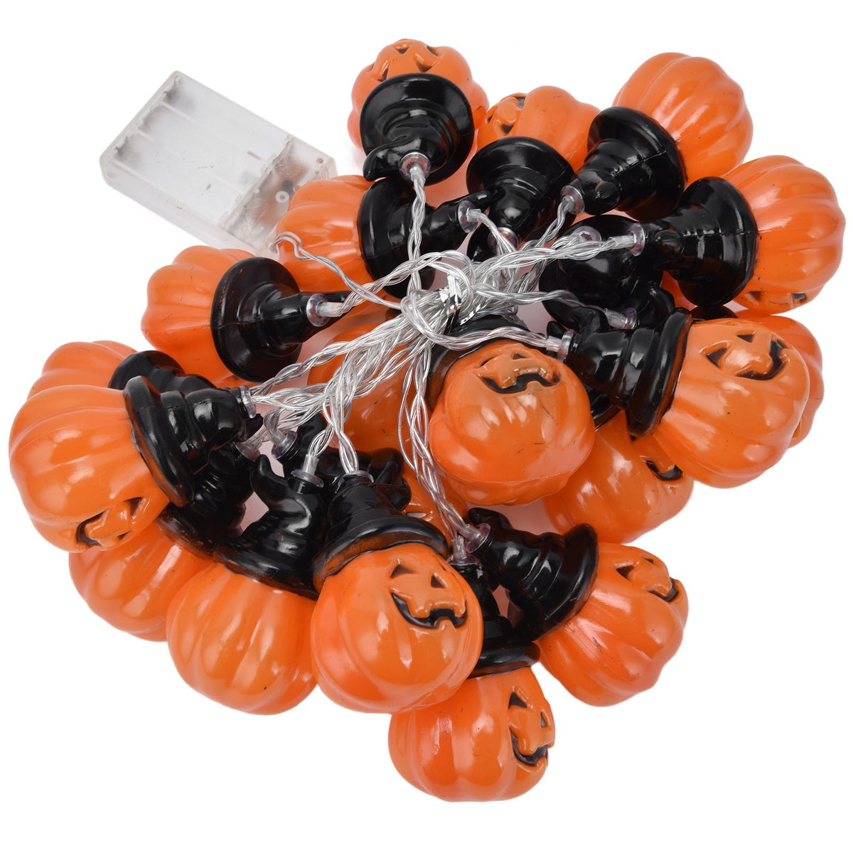 20LED Pumpkin String Light 3 Meters Dual Mode Decorative Light for Festival Home Halloween