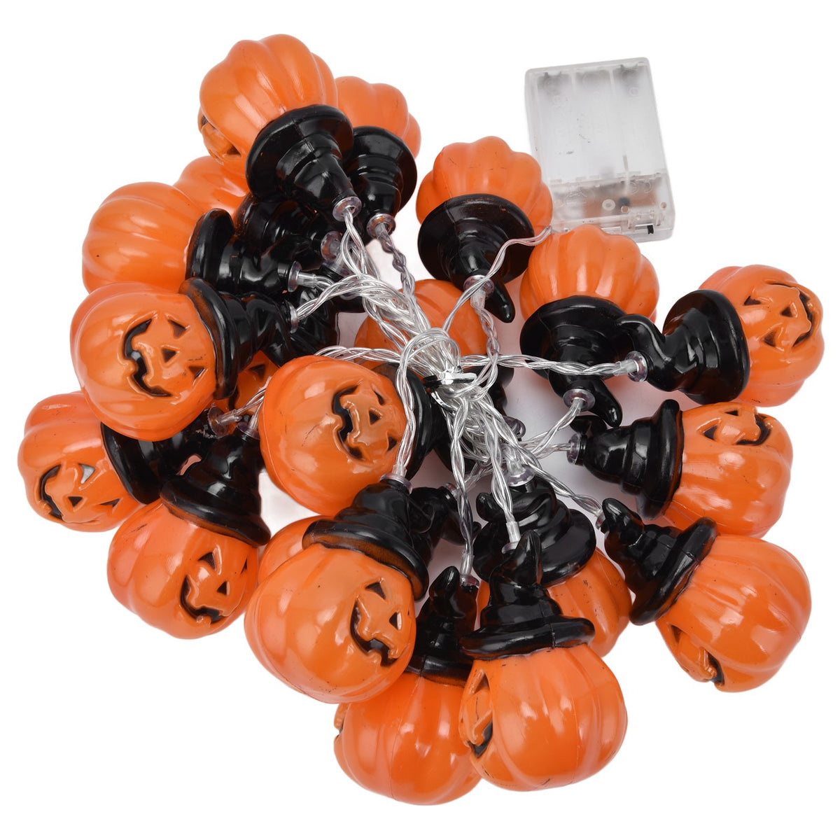 20LED Pumpkin String Light 3 Meters Dual Mode Decorative Light for Festival Home Halloween
