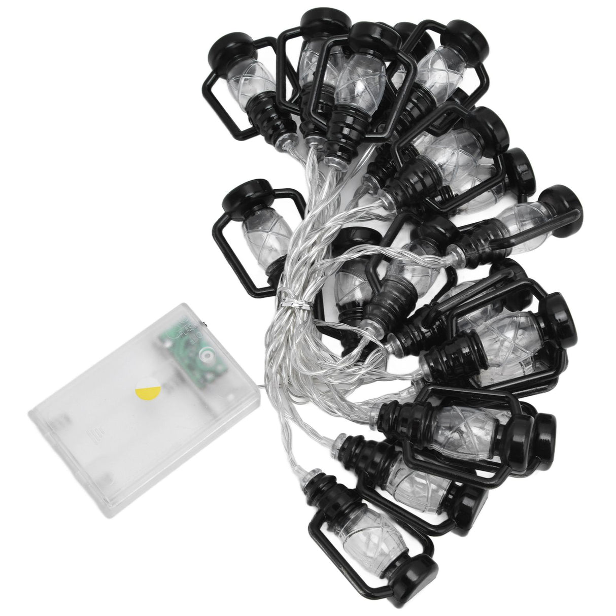 20LED String Light 9.8ft Warm Retro Halloween Kerosene String Light for Garden Home Festival Decoration
