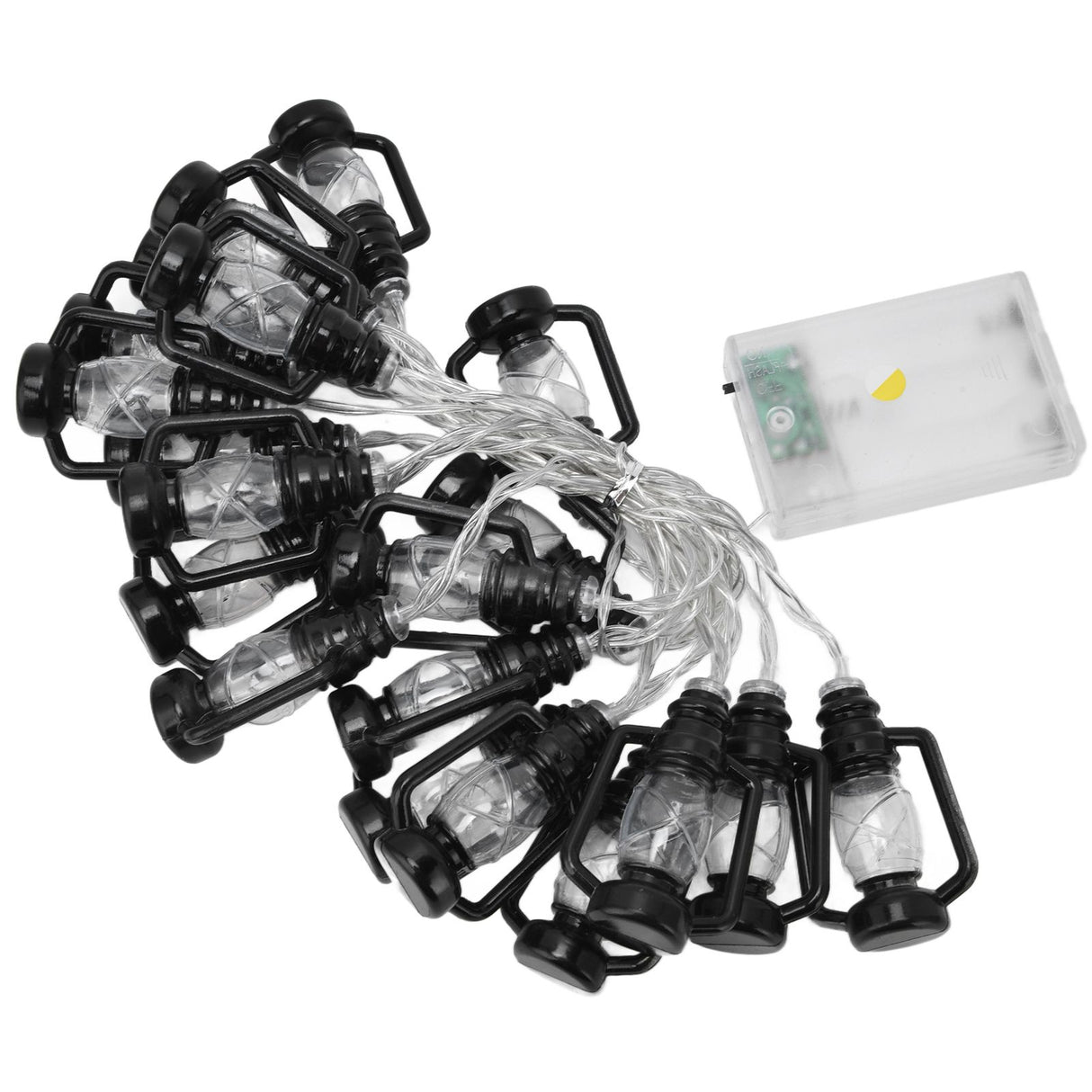 20LED String Light 9.8ft Warm Retro Halloween Kerosene String Light for Garden Home Festival Decoration
