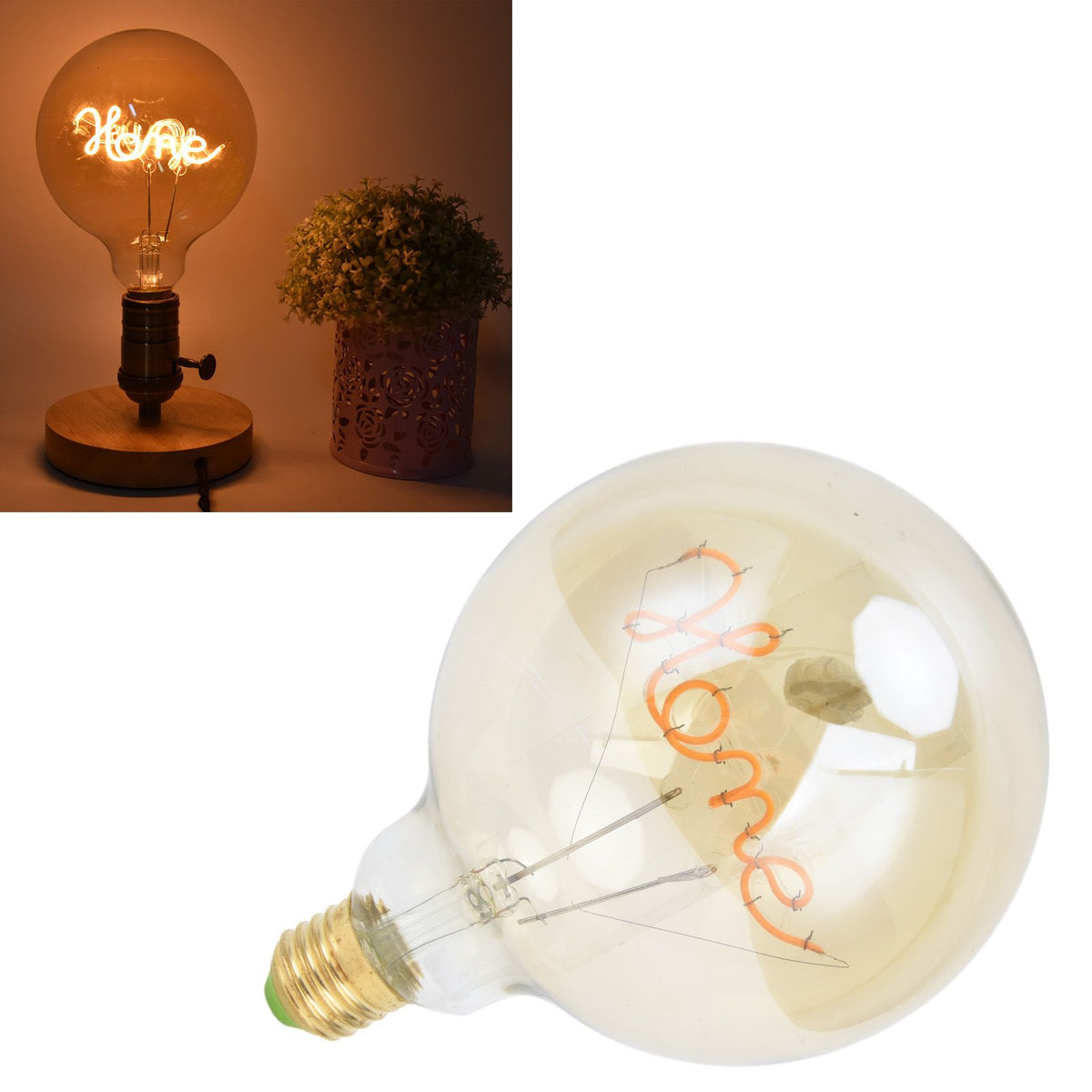 Round Light Bulbs Nontoxic No Flicker Energy Saving Environmental Friendly LED Dimmable Bulb Light 220VHOME