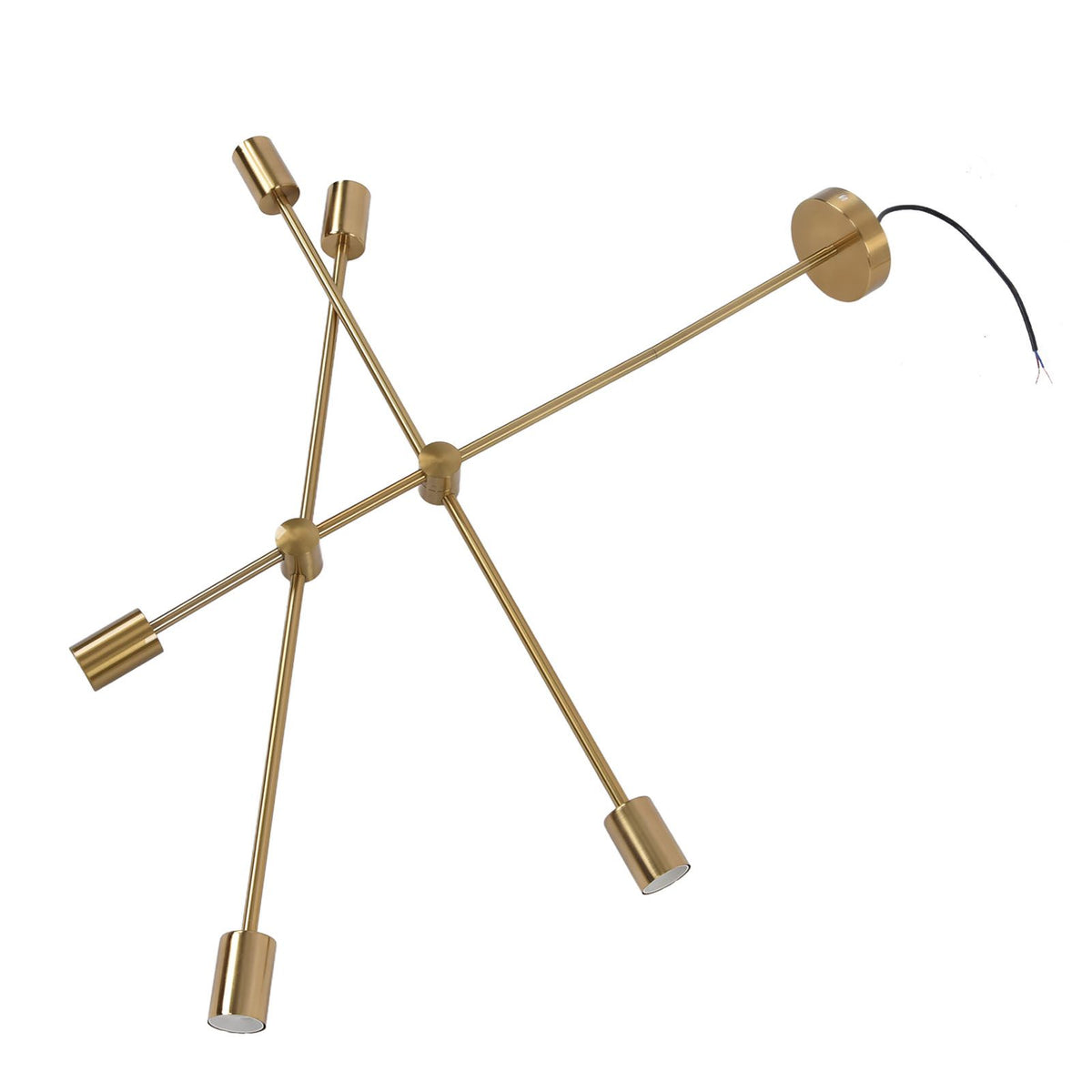 Modern Chandelier Unique Appearance Elegant Design Stable Firm Geometric Line Chandelier 110‑220V
