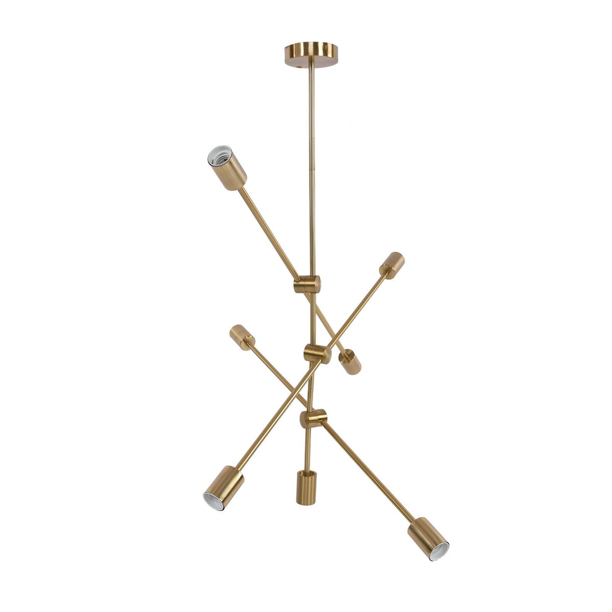 Pendant Light 6 Lights Geometric Style Unique Design Stable Firm Highly Durable Hanging Light Fixtures 110‑220V