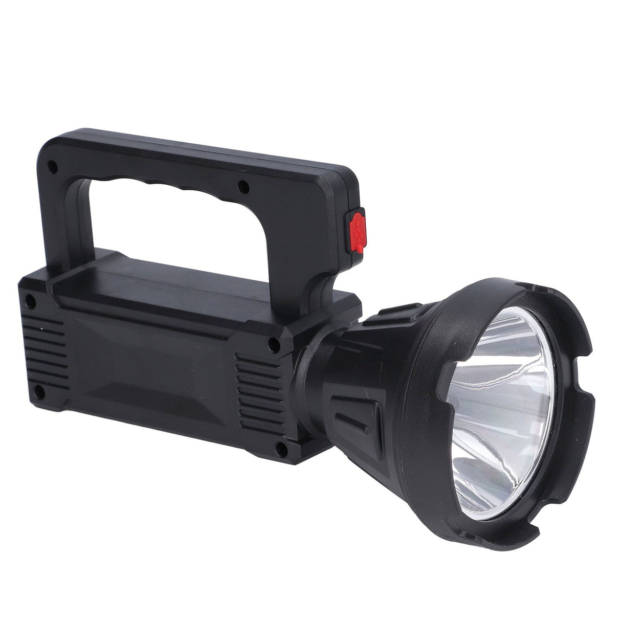 Spotlight Flashlight USB Charging Dual Light Source Smart Battery Display Multi Speed Mode Flash Light