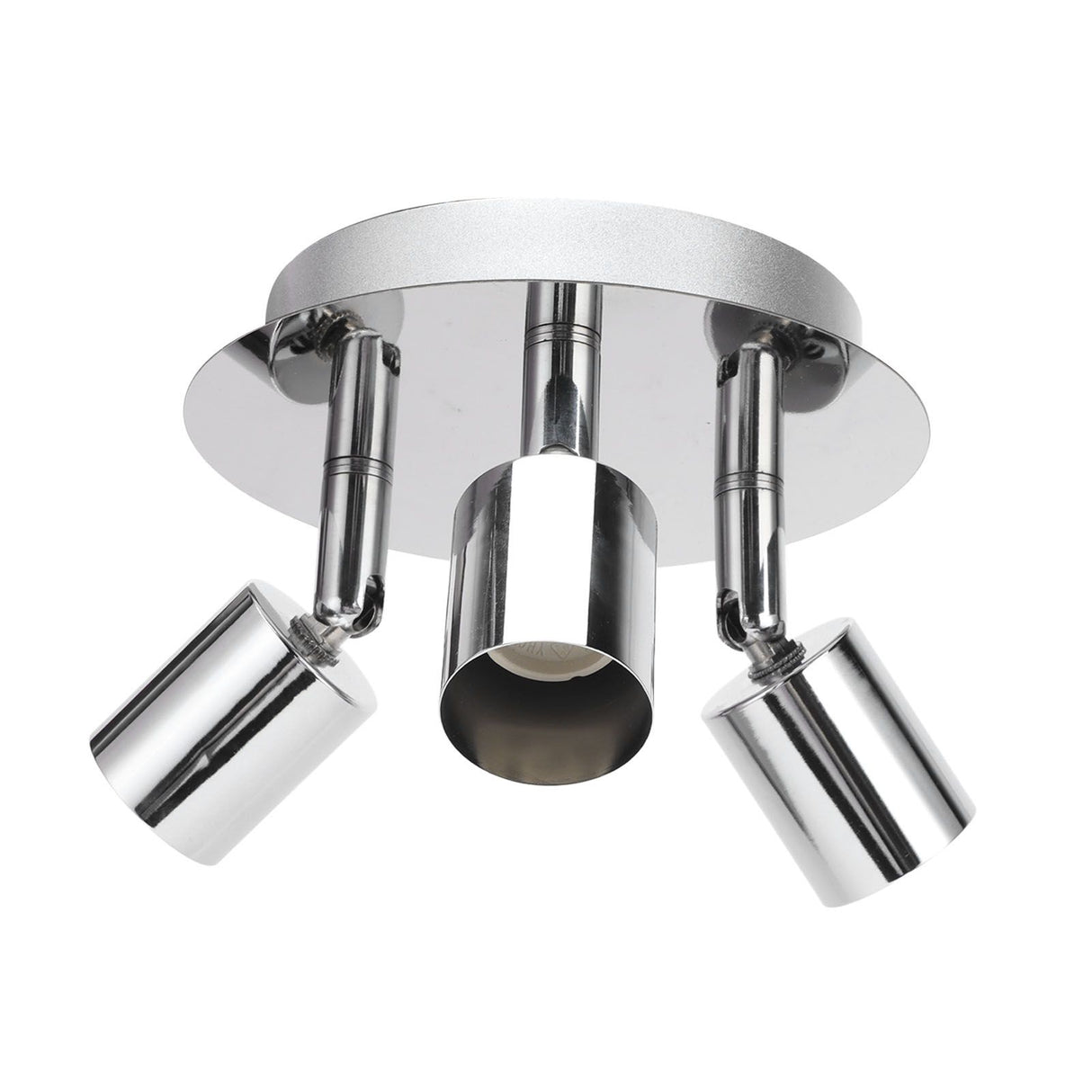 Lamp Holder 3 Head Circle Shape Modern Simple GU10 Base Flexible Rotation Light Holder for Bedroom 85‑265V