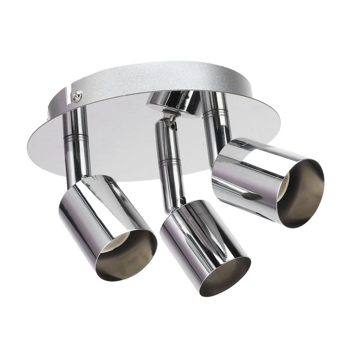 Lamp Holder 3 Head Circle Shape Modern Simple GU10 Base Flexible Rotation Light Holder for Bedroom 85‑265V