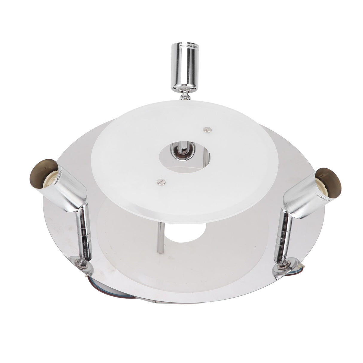 GU10 Household Ceiling Lamp 3 Heads Round Ceiling Lamp Modern Ceiling Light for Bedroom Living Room 85‑265V