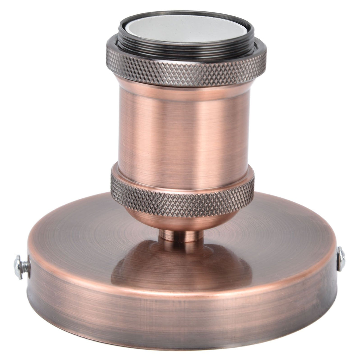 Vintage E26 E27 Lamp Socket Ceiling Lamp Holder with Accessories for Kitchen Bedroom Living Room 100‑240VAntique Red