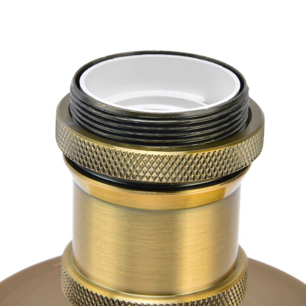 Vintage E26 E27 Lamp Socket Ceiling Lamp Holder with Accessories for Kitchen Bedroom Living Room 100‑240VAntique Gold