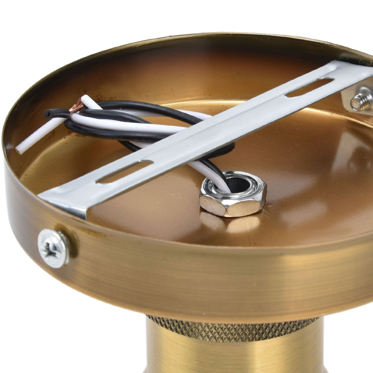 Vintage E26 E27 Lamp Socket Ceiling Lamp Holder with Accessories for Kitchen Bedroom Living Room 100‑240VAntique Gold