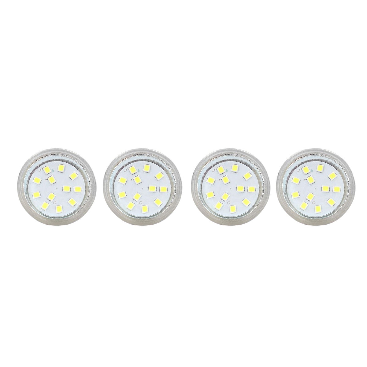 4PCS MR11 12LED Light Bulb 2W 300LM Spot Light Bulb Double Pin Base Landscape Light BulbCold White 6000K
