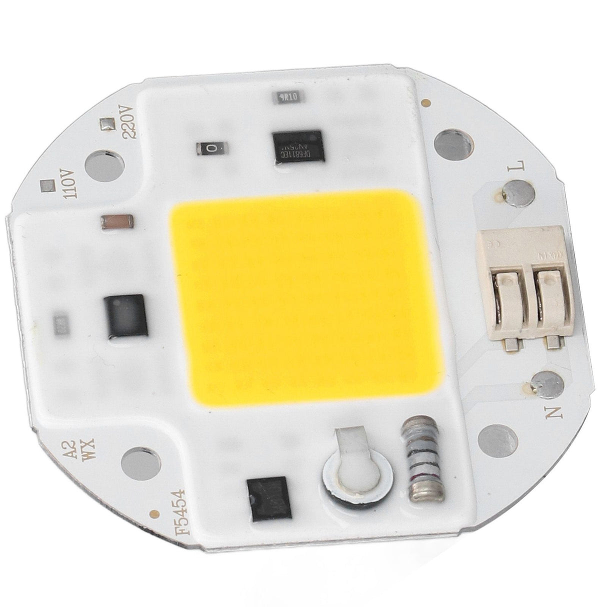 COB Lamp Bead High Power LED Chip High Brightness Drive Free for DIY Lamp Floodlight Indoor Lighting 220V50W Warm White 2800K‑3500K