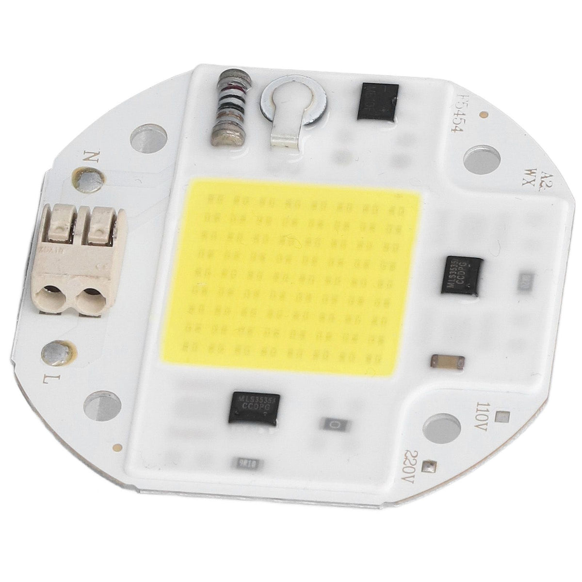 COB Lamp Bead High Power LED Chip High Brightness Drive Free for DIY Lamp Floodlight Indoor Lighting 220V50W Cold White 5800K-6500K