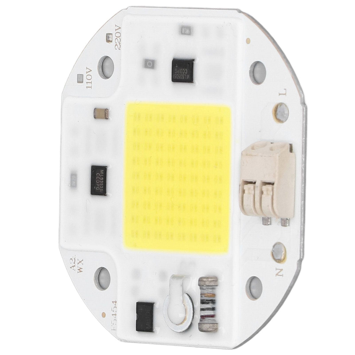 COB Lamp Bead High Power LED Chip High Brightness Drive Free for DIY Lamp Floodlight Indoor Lighting 220V50W Cold White 5800K-6500K