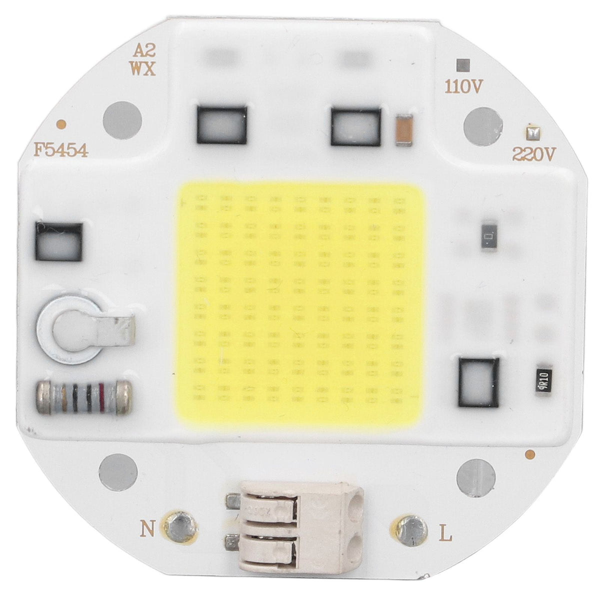 COB Lamp Bead High Power LED Chip High Brightness Drive Free for DIY Lamp Floodlight Indoor Lighting 220V70W Cold White 5800K-6500K