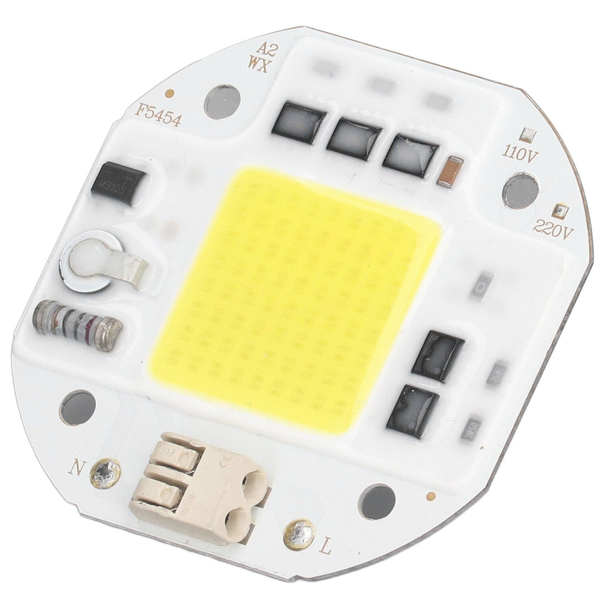 COB Lamp Bead High Power LED Chip High Brightness Drive Free for DIY Lamp Floodlight Indoor Lighting 220V100W Cold White 5800K-6500K
