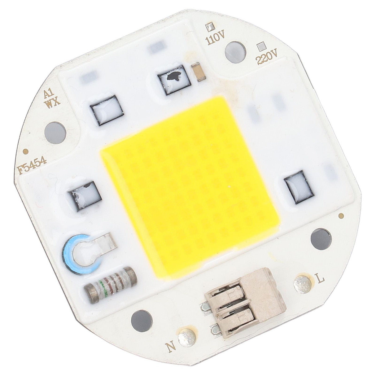 COB Lamp Bead High Power LED Chip High Brightness COB Light Emitter Drive Free for DIY Lighting 110V70W Warm White 2800K‑3500K
