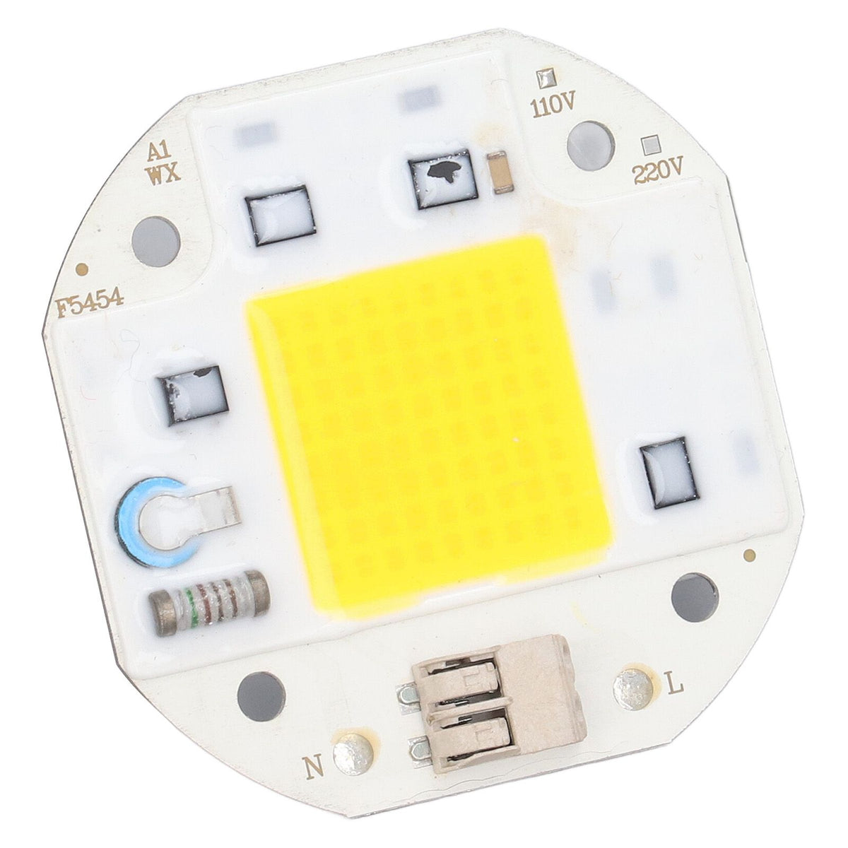 COB Lamp Bead High Power LED Chip High Brightness COB Light Emitter Drive Free for DIY Lighting 110V70W Warm White 2800K‑3500K