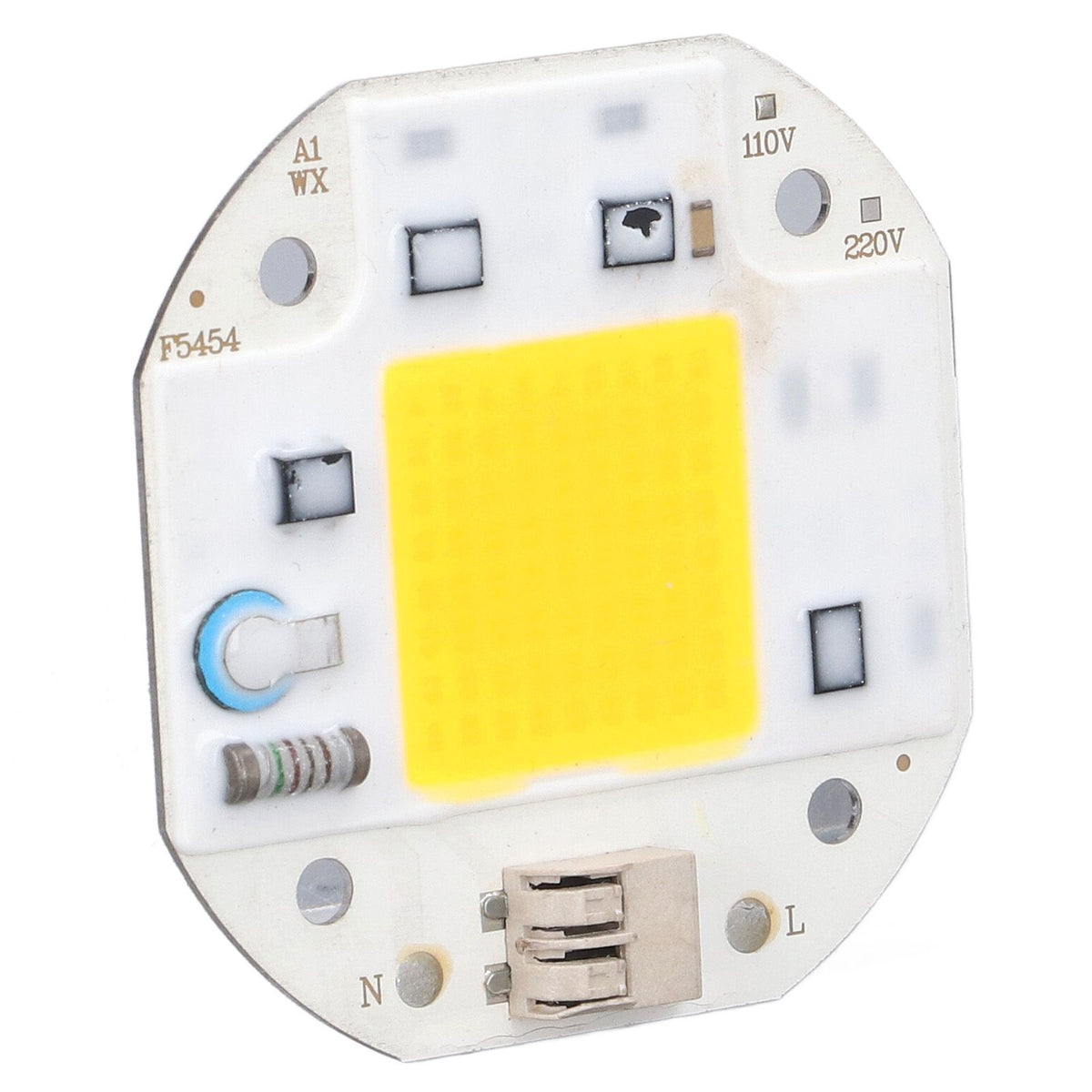 COB Lamp Bead High Power LED Chip High Brightness COB Light Emitter Drive Free for DIY Lighting 110V70W Warm White 2800K‑3500K