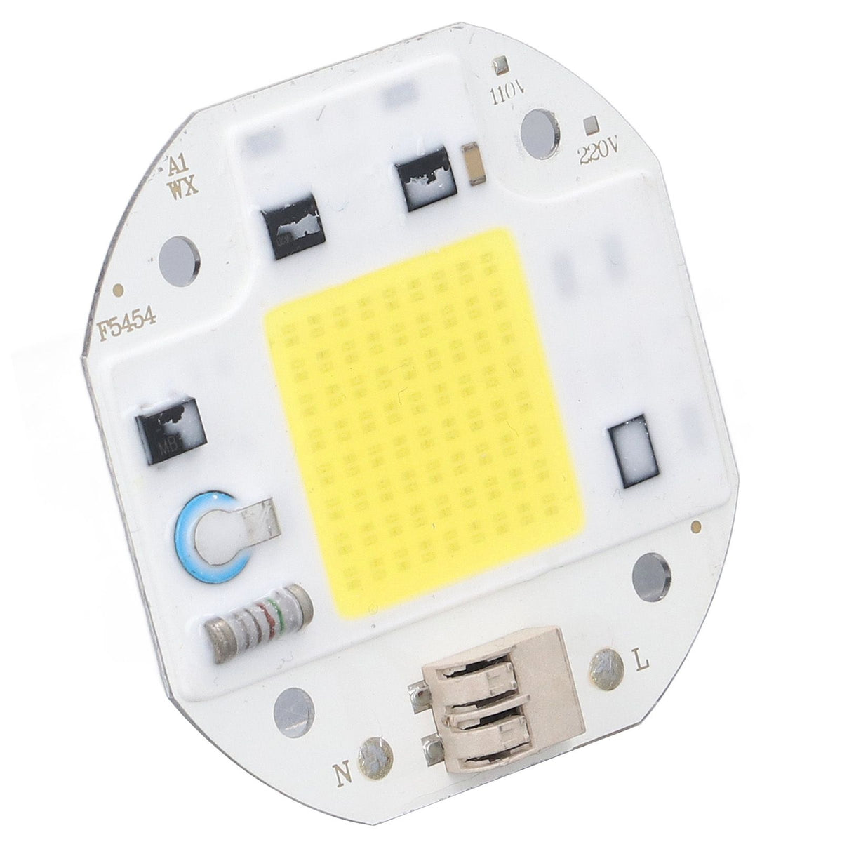 COB Lamp Bead High Power LED Chip High Brightness COB Light Emitter Drive Free for DIY Lighting 110V70W Cold White 5800K-6500K