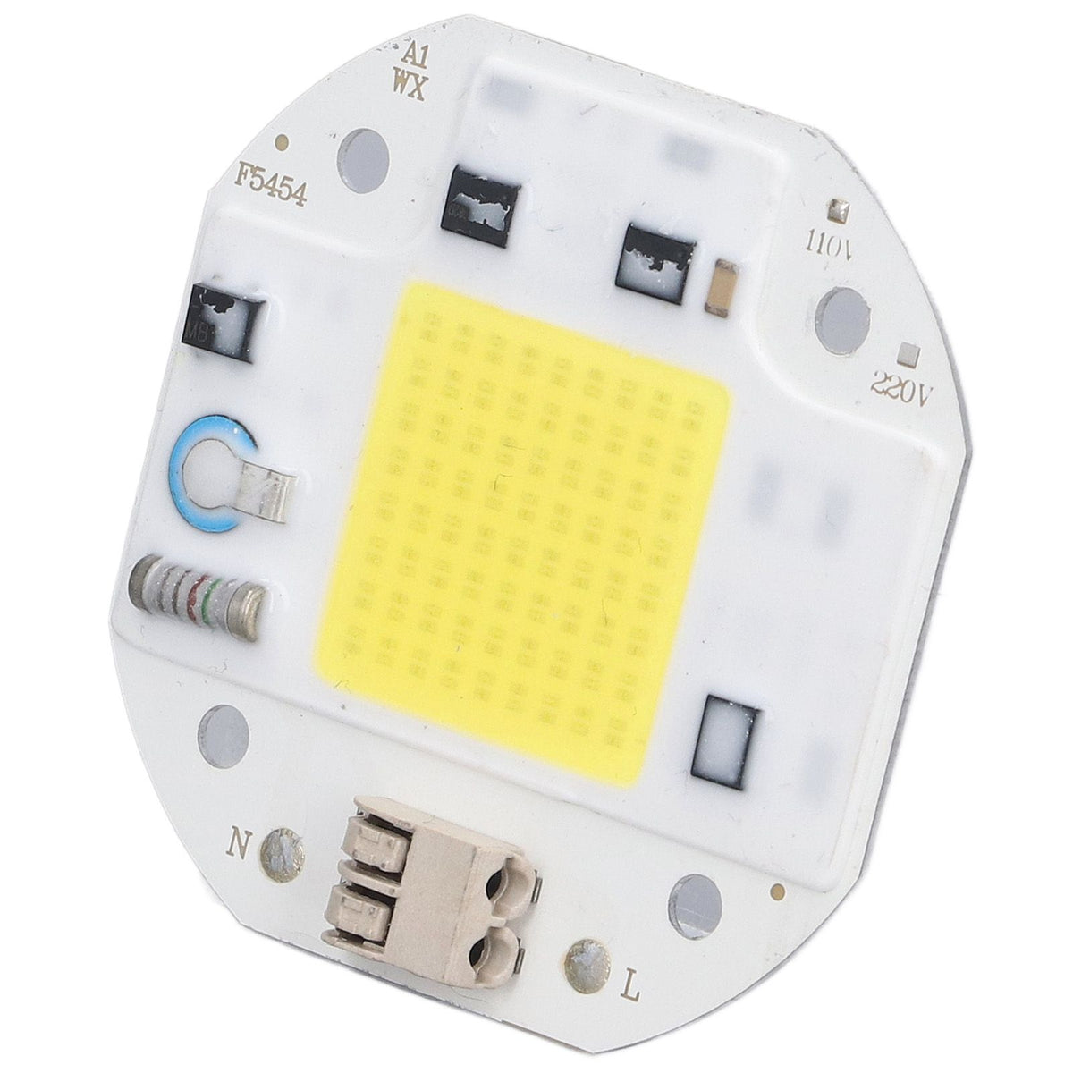 COB Lamp Bead High Power LED Chip High Brightness COB Light Emitter Drive Free for DIY Lighting 110V70W Cold White 5800K-6500K