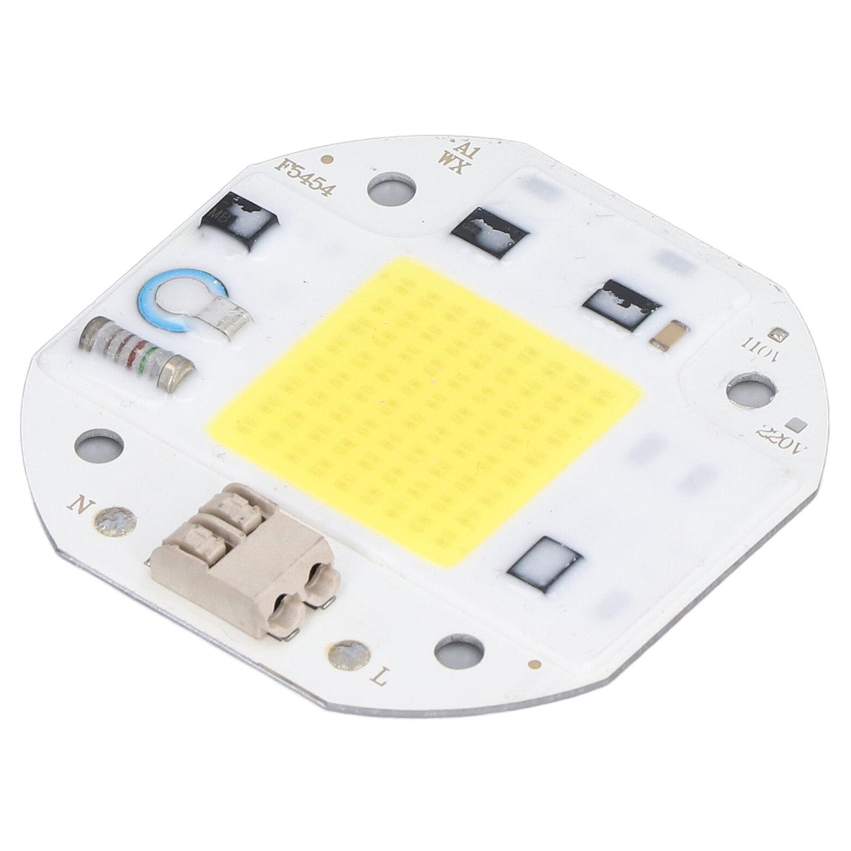 COB Lamp Bead High Power LED Chip High Brightness COB Light Emitter Drive Free for DIY Lighting 110V70W Cold White 5800K-6500K