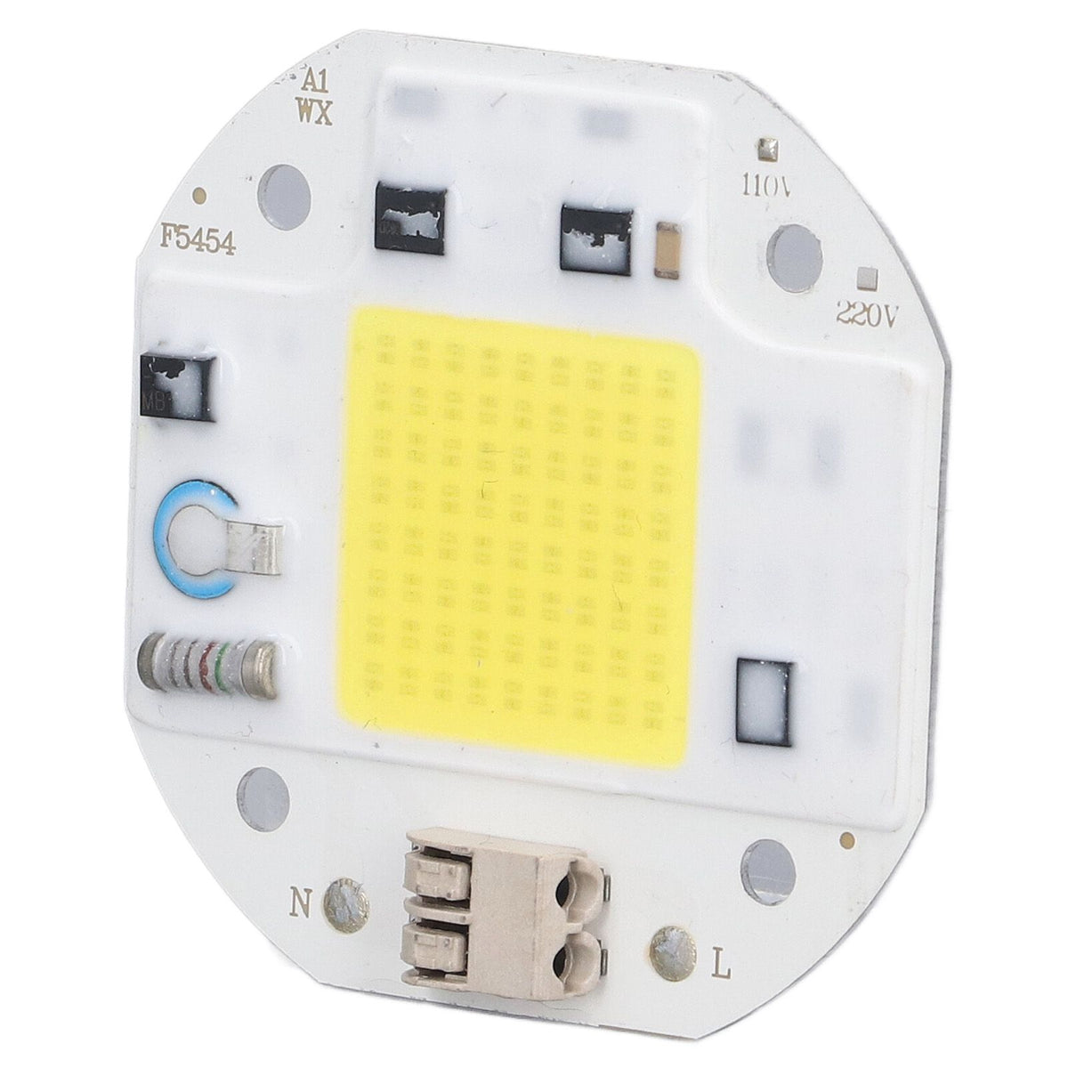 COB Lamp Bead High Power LED Chip High Brightness COB Light Emitter Drive Free for DIY Lighting 110V70W Cold White 5800K-6500K