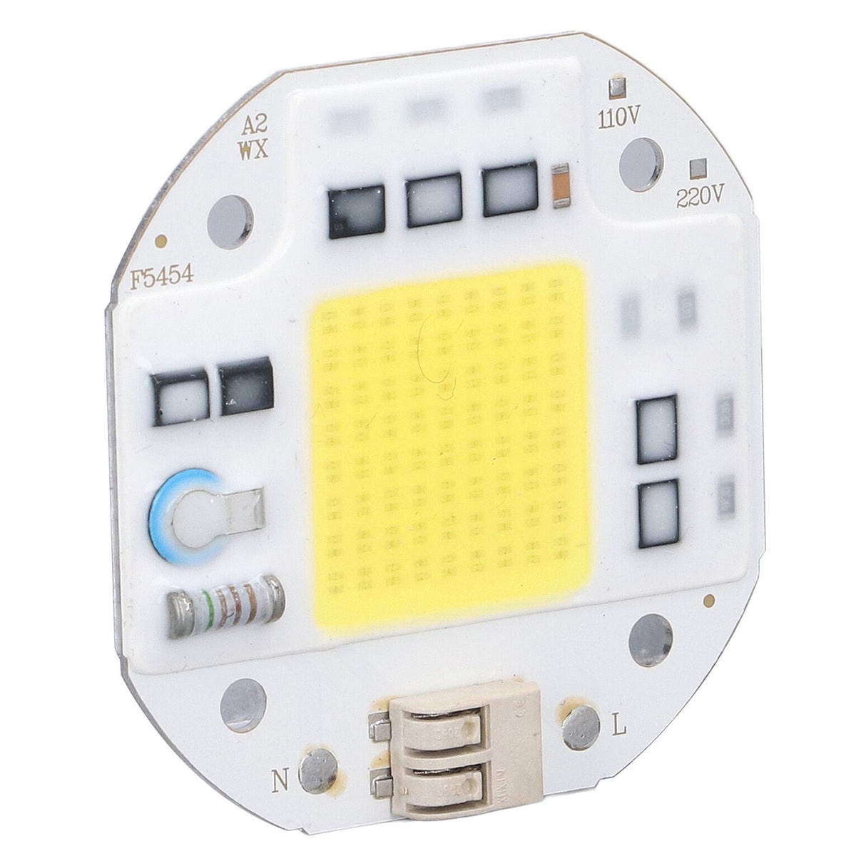 COB Lamp Bead High Power LED Chip High Brightness COB Light Emitter Drive Free for DIY Lighting 110V100W Cold White 5800K-6500K