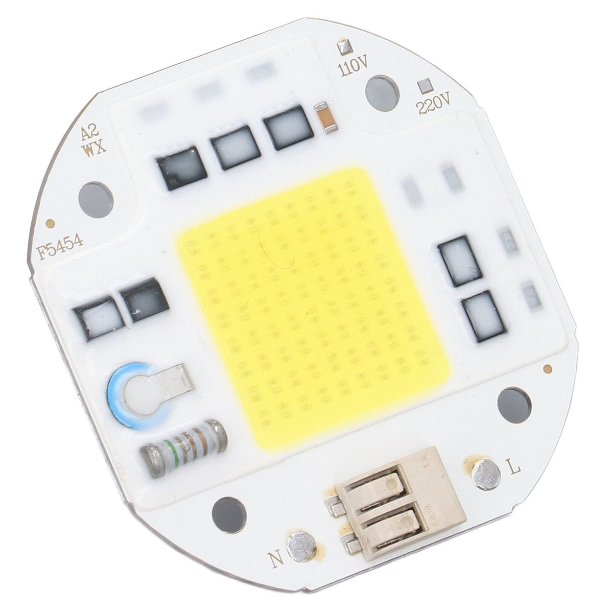 COB Lamp Bead High Power LED Chip High Brightness COB Light Emitter Drive Free for DIY Lighting 110V100W Cold White 5800K-6500K