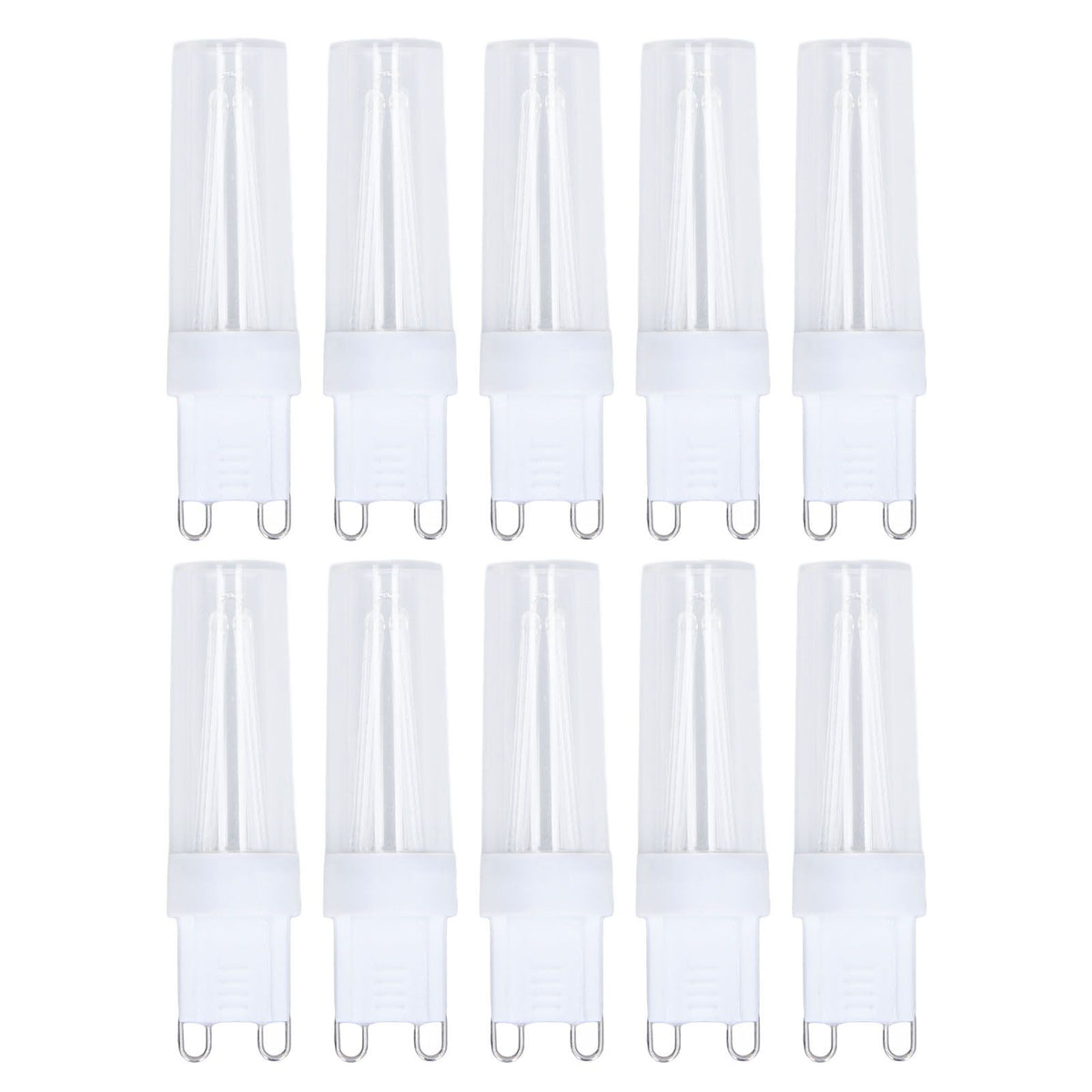 10pcs G9 Small Bulbs Blue Light Energy Saving Replacement LED Bulbs for Chandelier Table Lamp 500lm 3W 220V