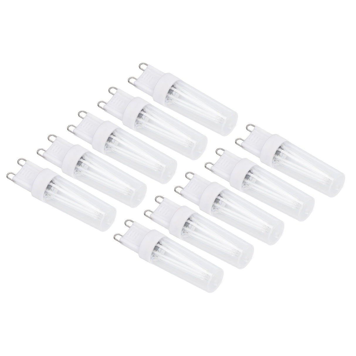 10pcs G9 Small Bulbs Blue Light Energy Saving Replacement LED Bulbs for Chandelier Table Lamp 500lm 3W 220V