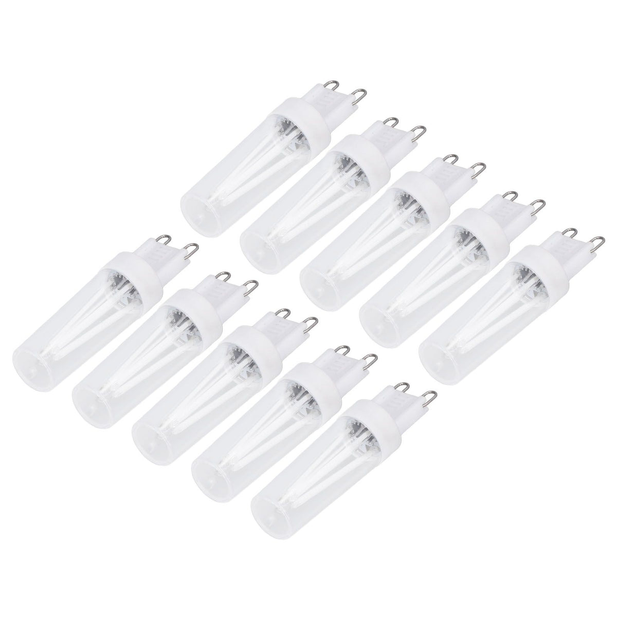 10pcs G9 Small Bulbs Blue Light Energy Saving Replacement LED Bulbs for Chandelier Table Lamp 500lm 3W 220V