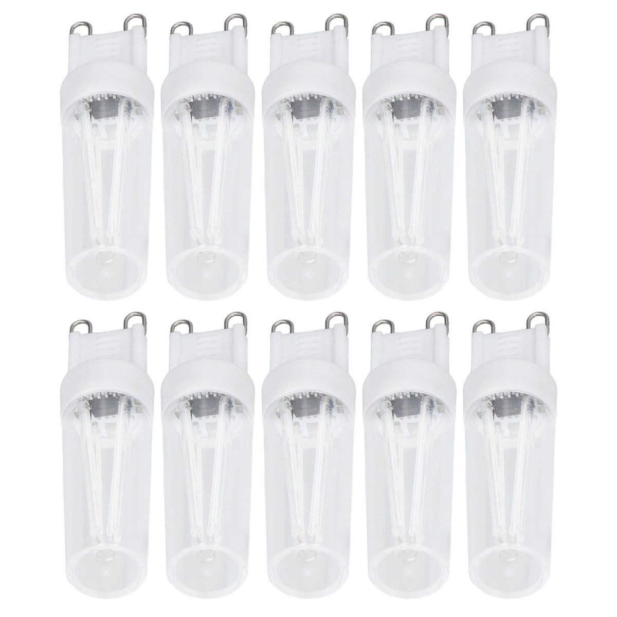 10pcs G9 Small Bulbs Blue Light Energy Saving Replacement LED Bulbs for Chandelier Table Lamp 500lm 3W 220V