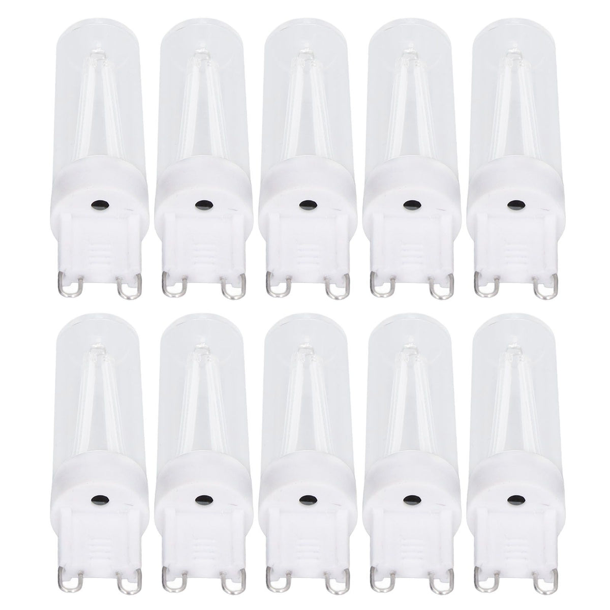 10pcs G9 Small Bulbs Blue Light Energy Saving Replacement LED Bulbs for Chandelier Table Lamp 500lm 3W 220V