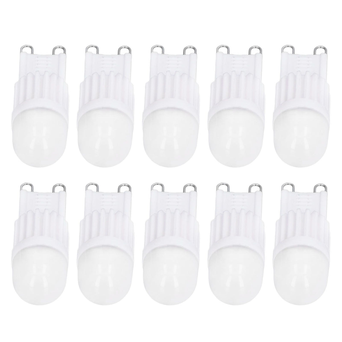 10pcs G9 Bulb Dimmable 2W 500lm G9 LED Bulb 30W Halogen Equivalent for Chandelier Ceiling Light Wall Lamp 220VWhite Light
