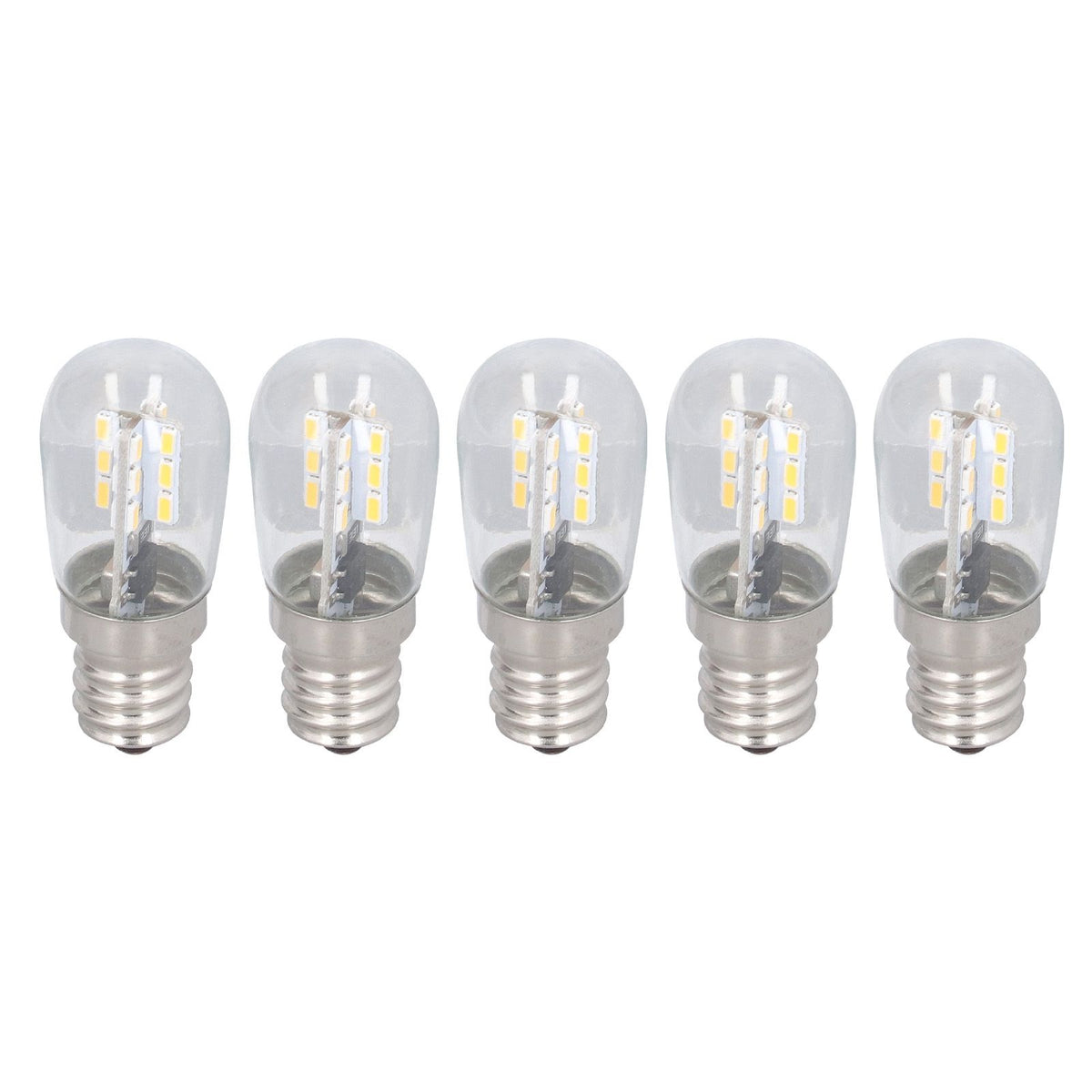 10PCS LED E12 Light Bulb Glass Small Ceiling Lamp Bulb 500LM Wall Lamp Bulb for Bedroom Office 220V