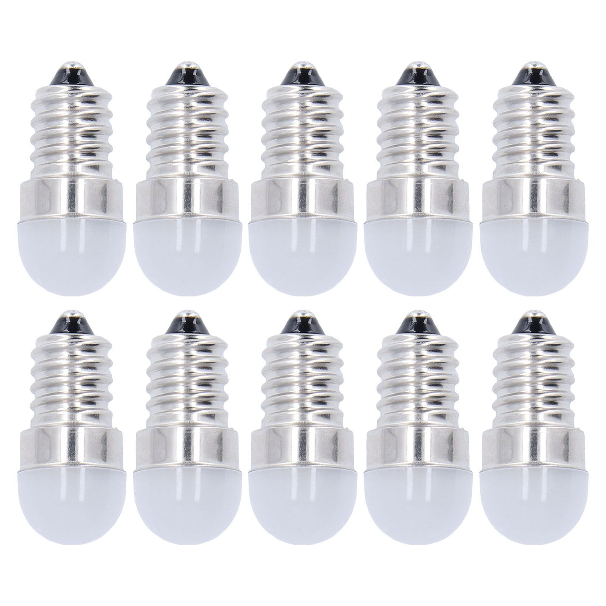 10pcs E14 Bulbs Energy Saving Warm White Light LED Small Bulbs for Ceiling Lamp Wall Lamp 500lm 1.5W 24V