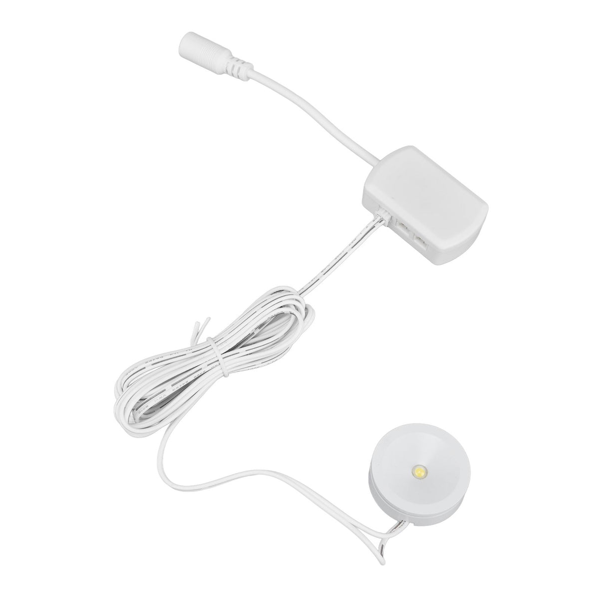 LED Under Cabinet Puck Lights Dimmable Ultra Thin Round Cabinet Light for Exhibition Halls Cabinets1 for 4