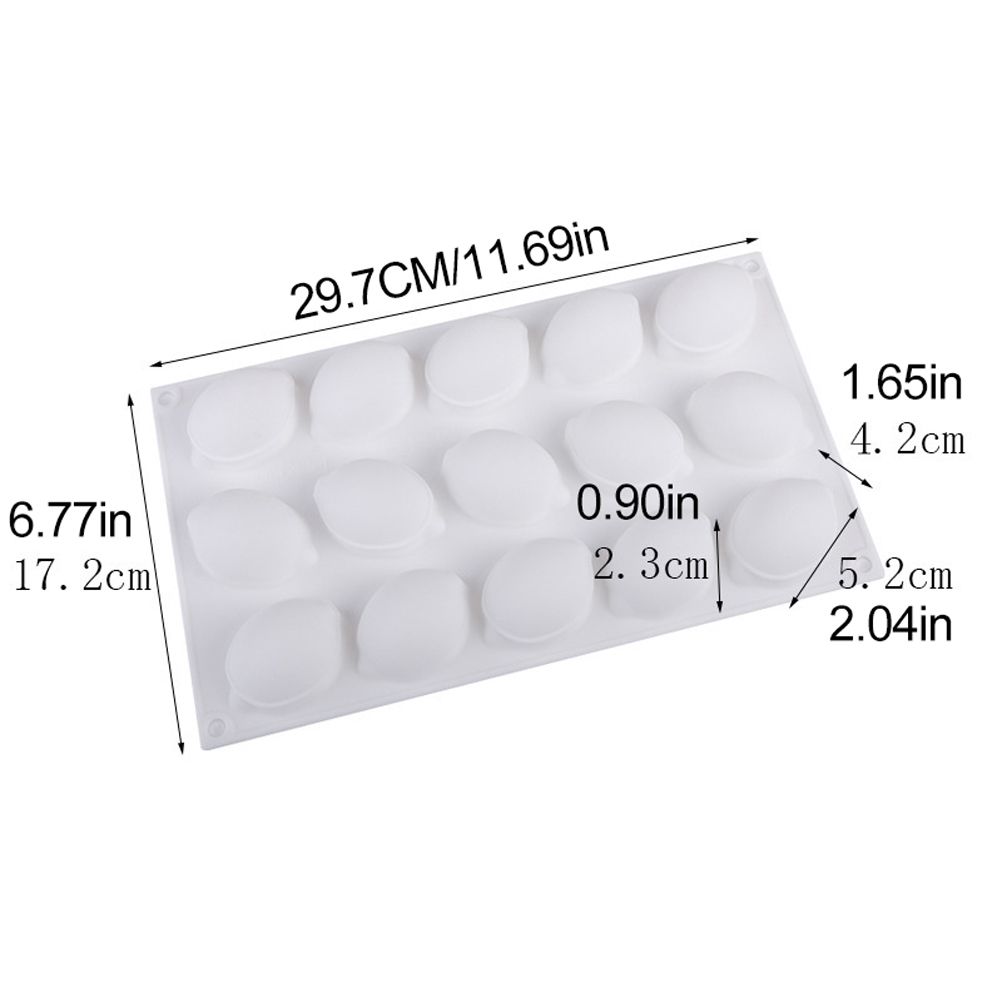 Lemon Silicone Mold Mousse Chocolate Molds for Homemade Soap Cake Pastry Baking Tools Moulds