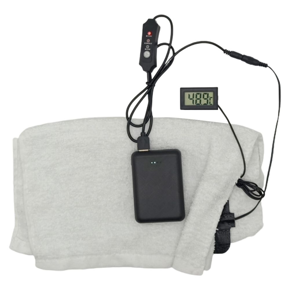 Reptile Heating Pad Scratch Proof USB PU Heating Sheet 3 Speed Temperature Adjustment Reptile Insulation Pad