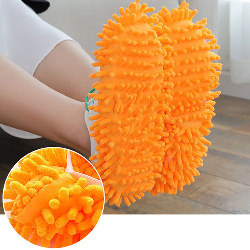 10Pcs Mop Slippers for Floor Cleaning Removable Mop Head Shoes Cover Microfiber Mops Shoes Dust Hair Cleaner Sweeping
