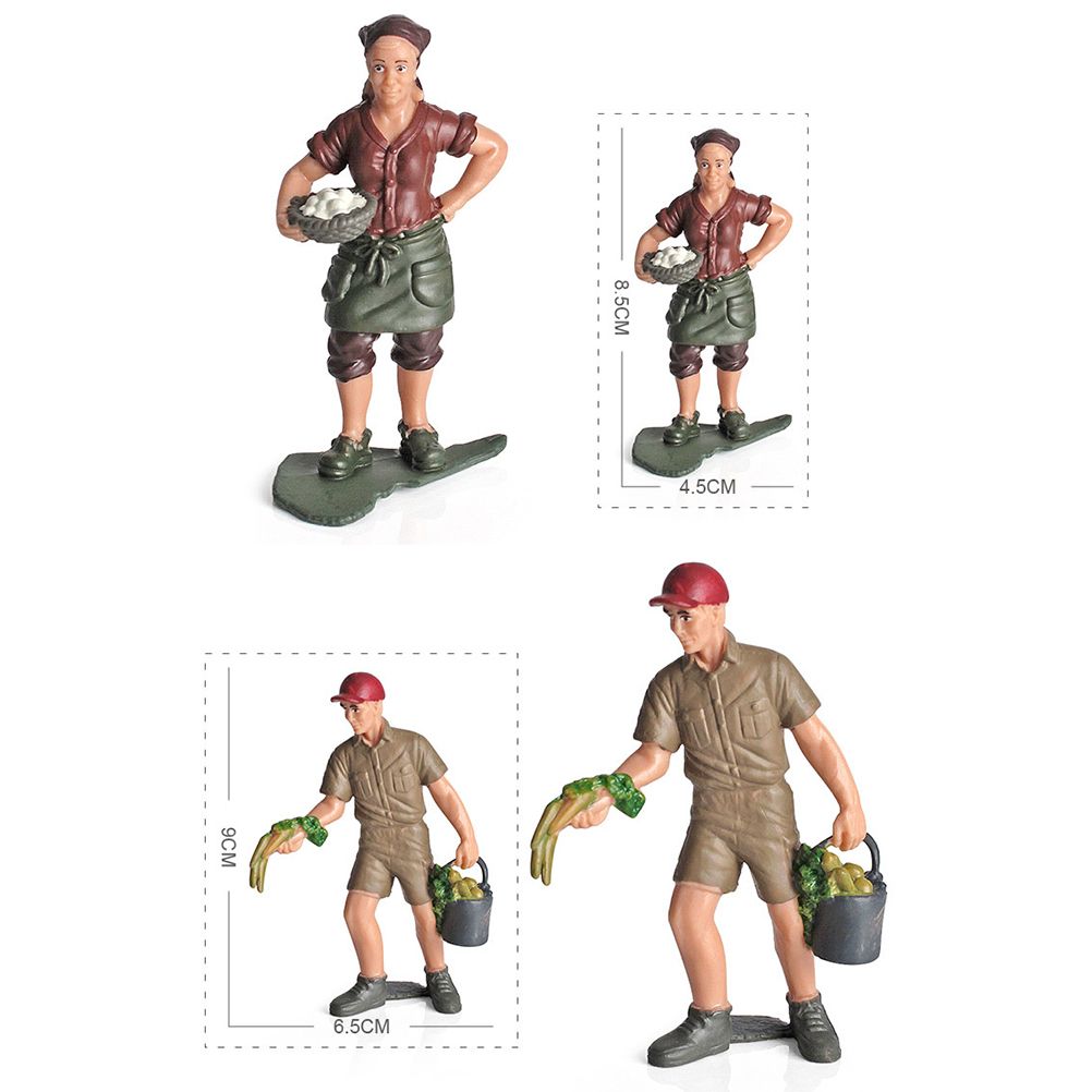 36PCS Farm Animal Toys for Kids Learning Educational Playset Simulation Farm Figurines Animal Toys Ornaments