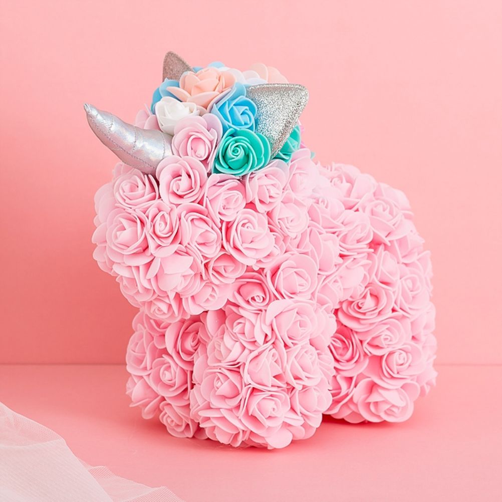 Valentine's Day Gift Rose PE Flower Gift for Girlfriend Home Christmas Decorations
