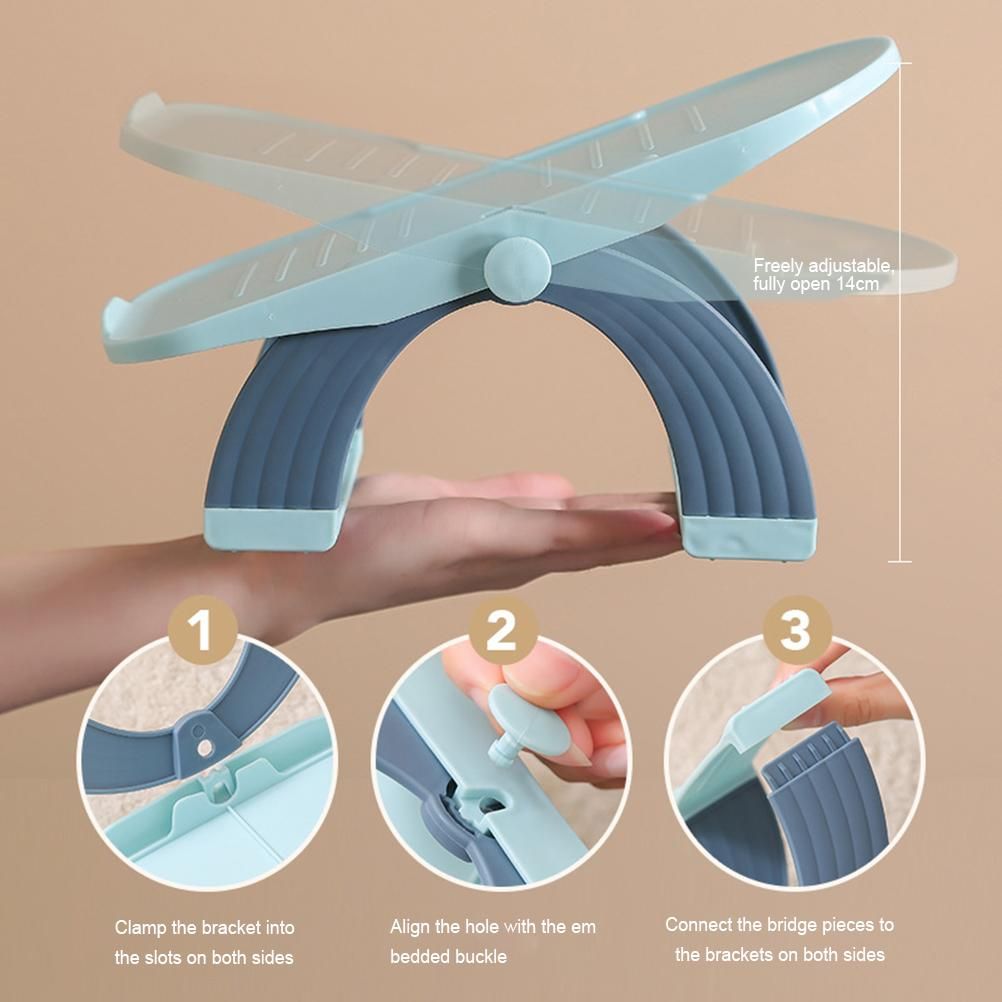 5pcs/set Adjustable Shoe Organizer Double Layer Shoe Stacker Space Saving Home Shoe Rack Holder